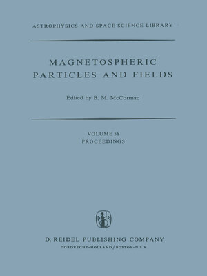 cover image of Magnetospheric Particles and Fields